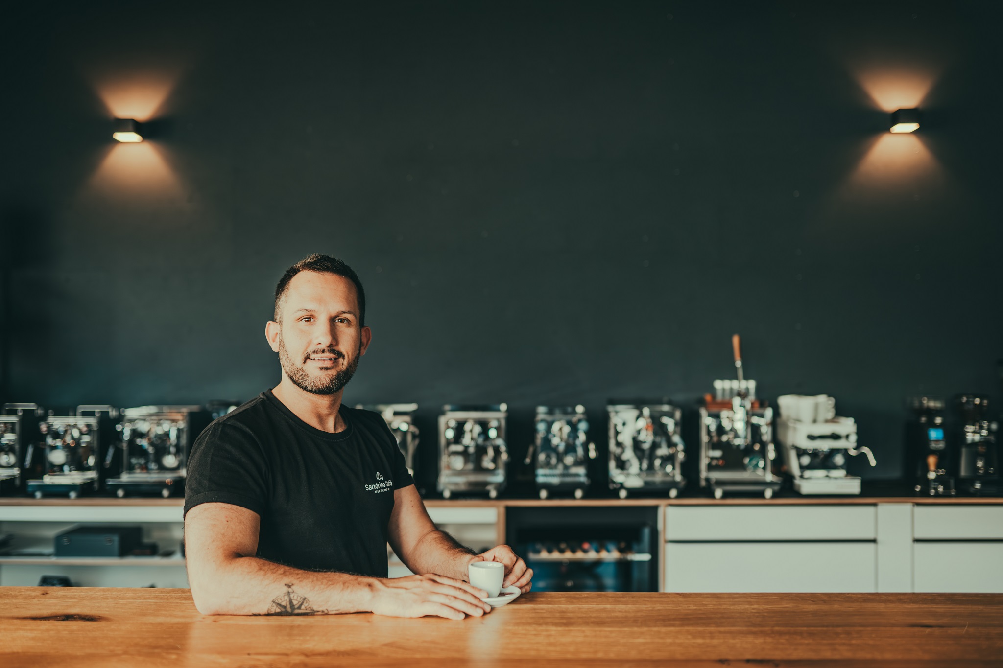 Sandro im Sandrino Caffè Showroom in Herxheim